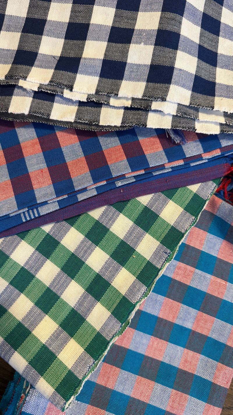 Traditional Checkered Cotton Pha Biang