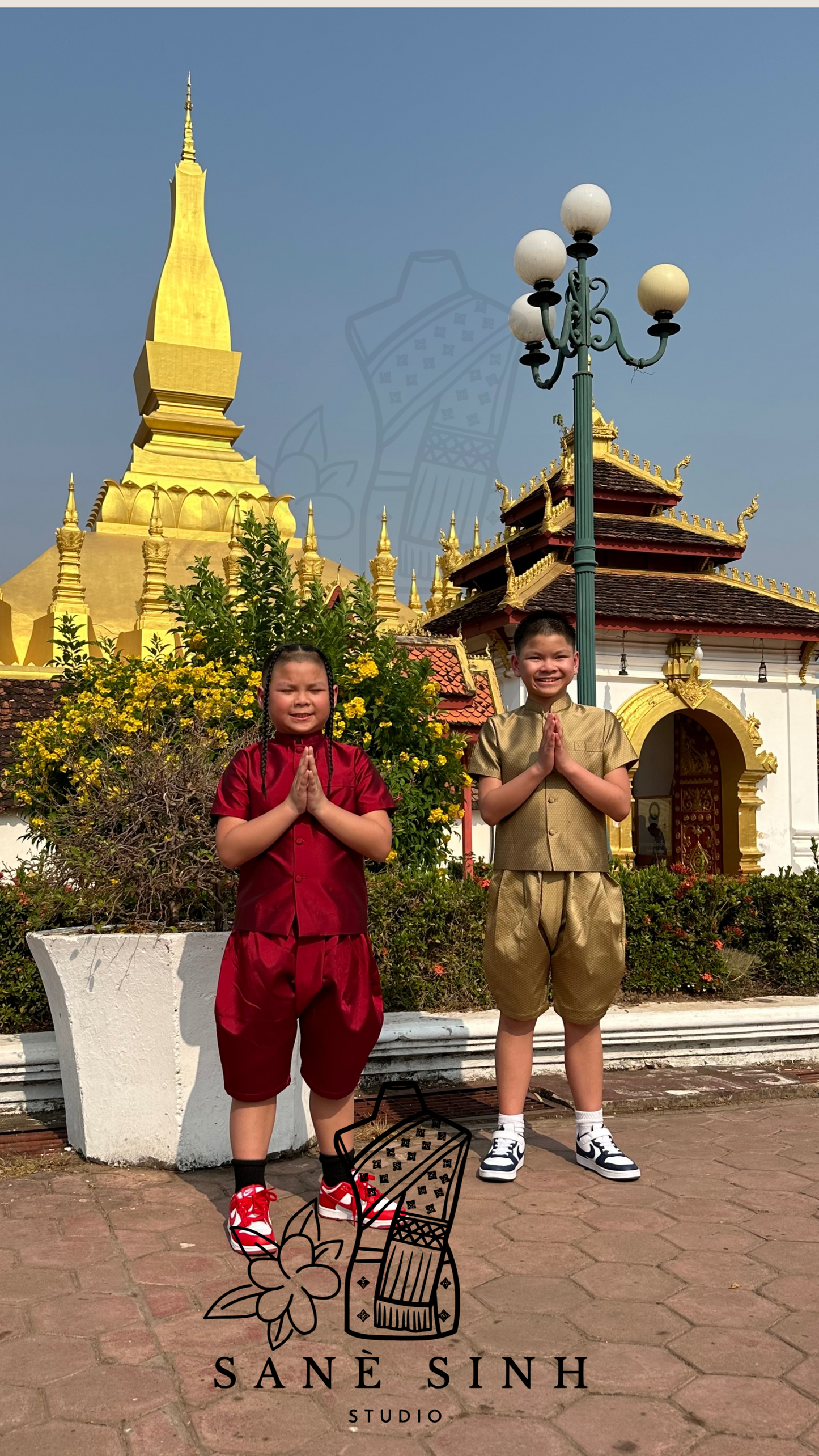 Boys Traditional Lao Style Set