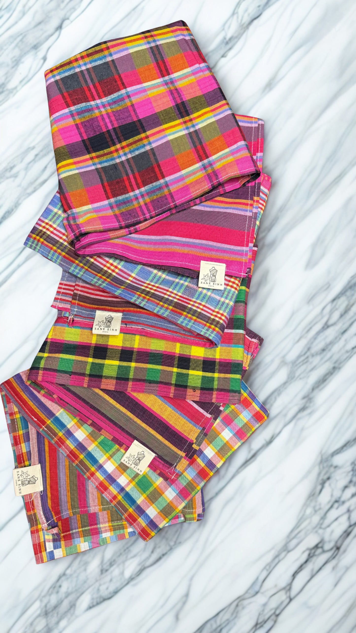 Multi-Colored Plaid Pha Biang
