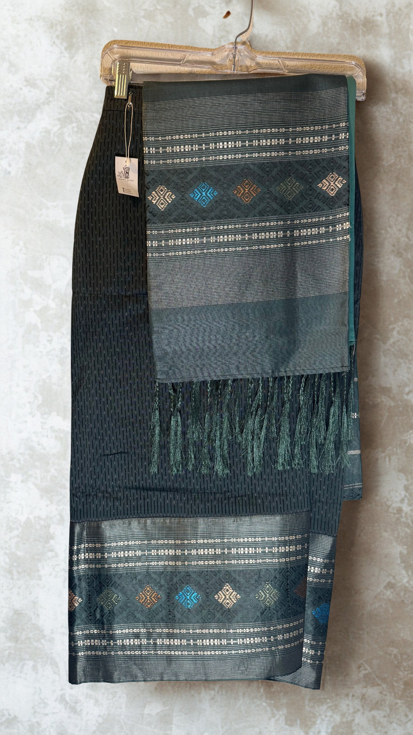 XXS - 26” Teal Sinh + Pha Biang Sets