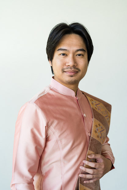 Men’s Shirt – Traditional Lao Style (Relax Fit)