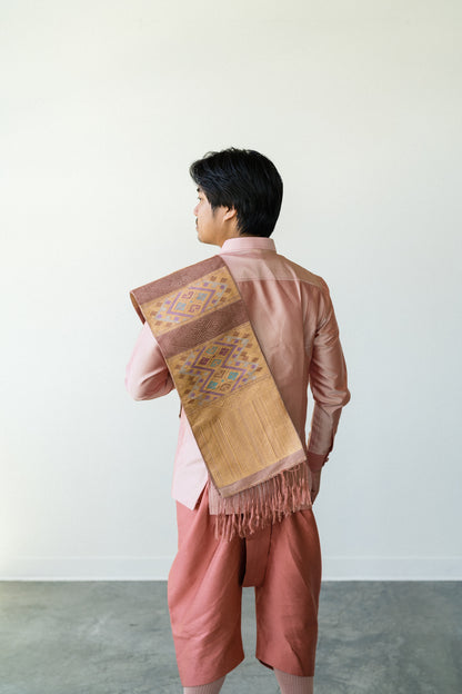 Men’s Shirt – Traditional Lao Style (Relax Fit)