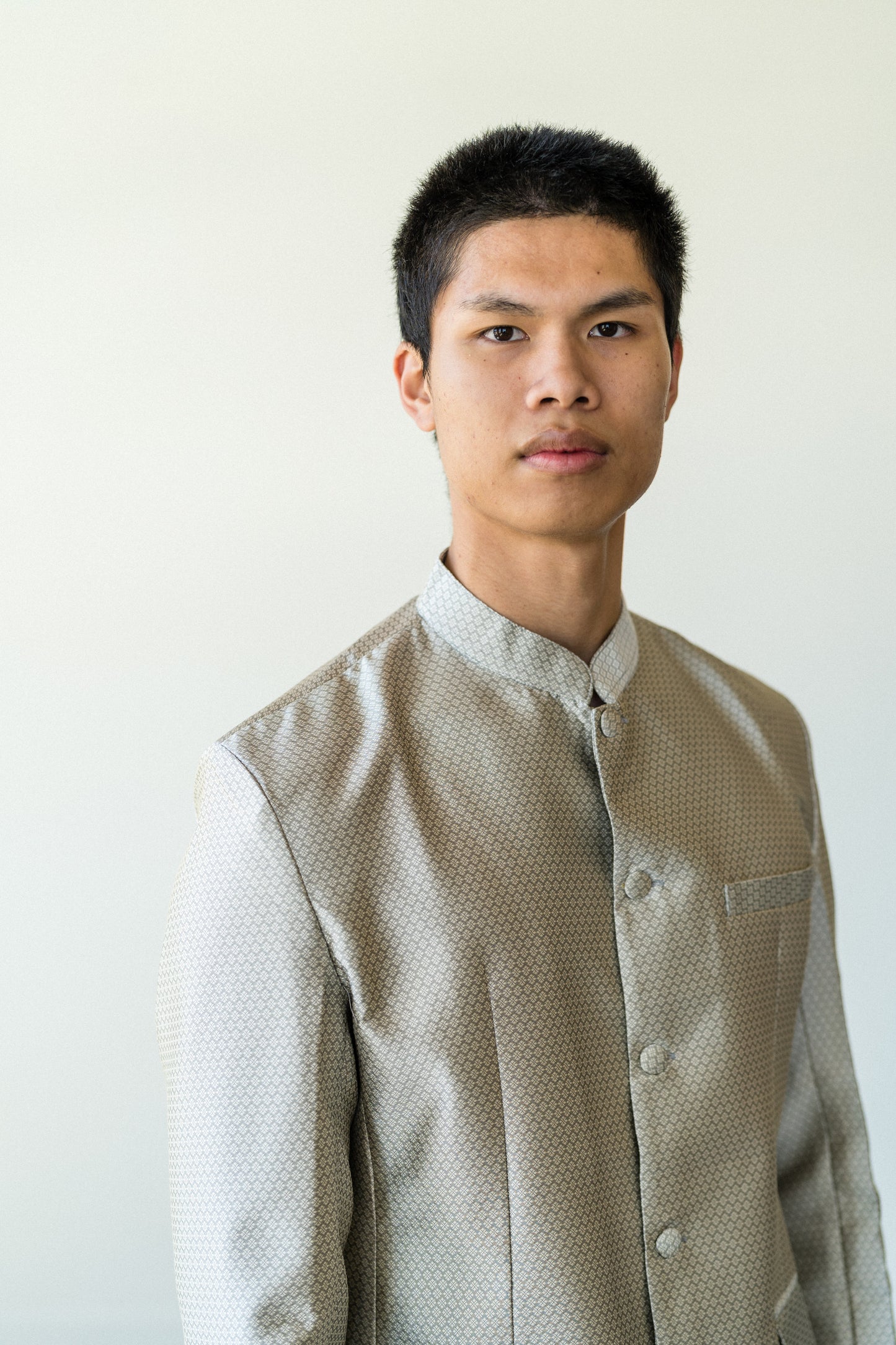 Men’s Formal Shirt – Traditional Lao Style