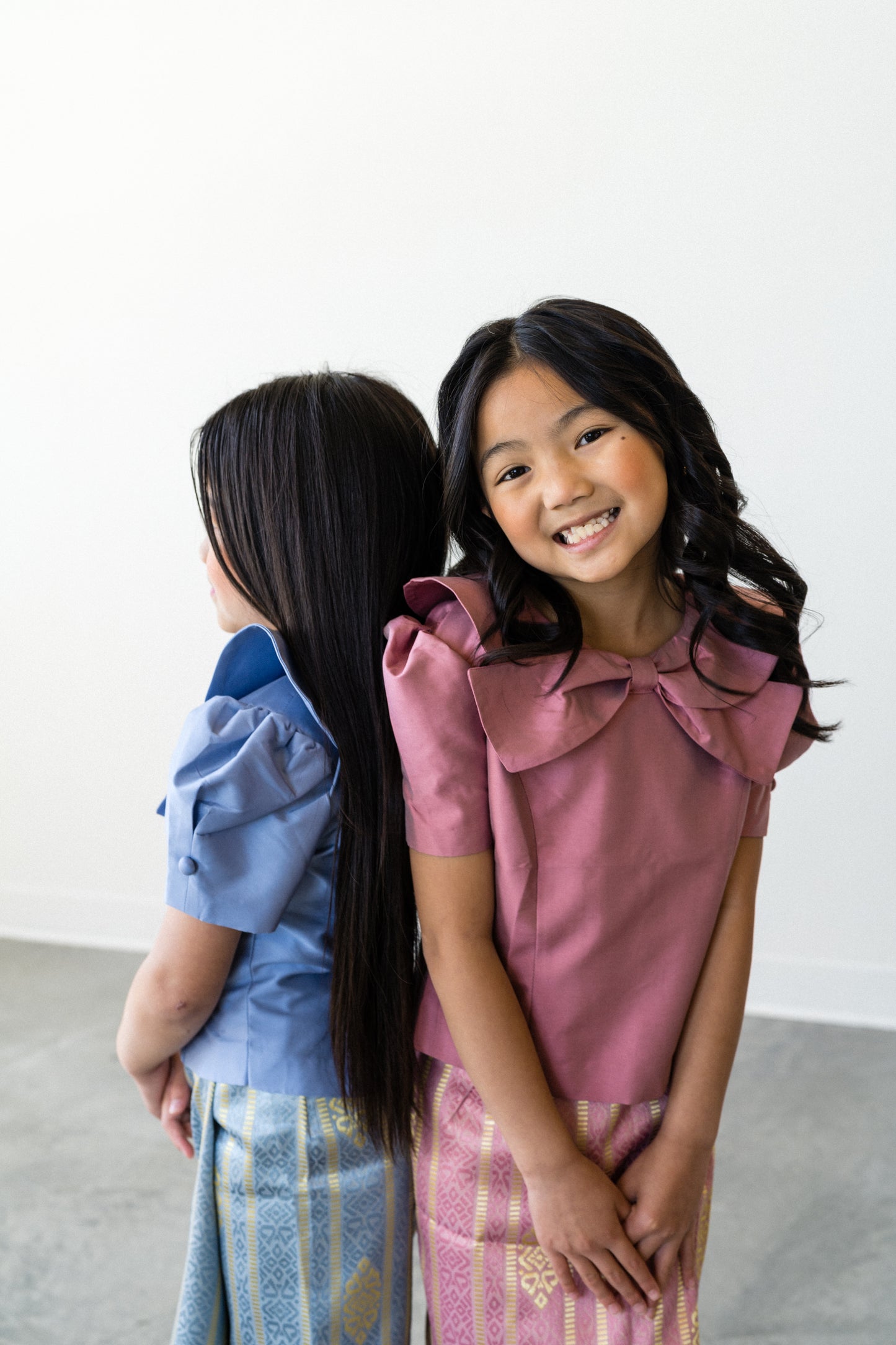 Modern Lao Bow Tops (Kids)