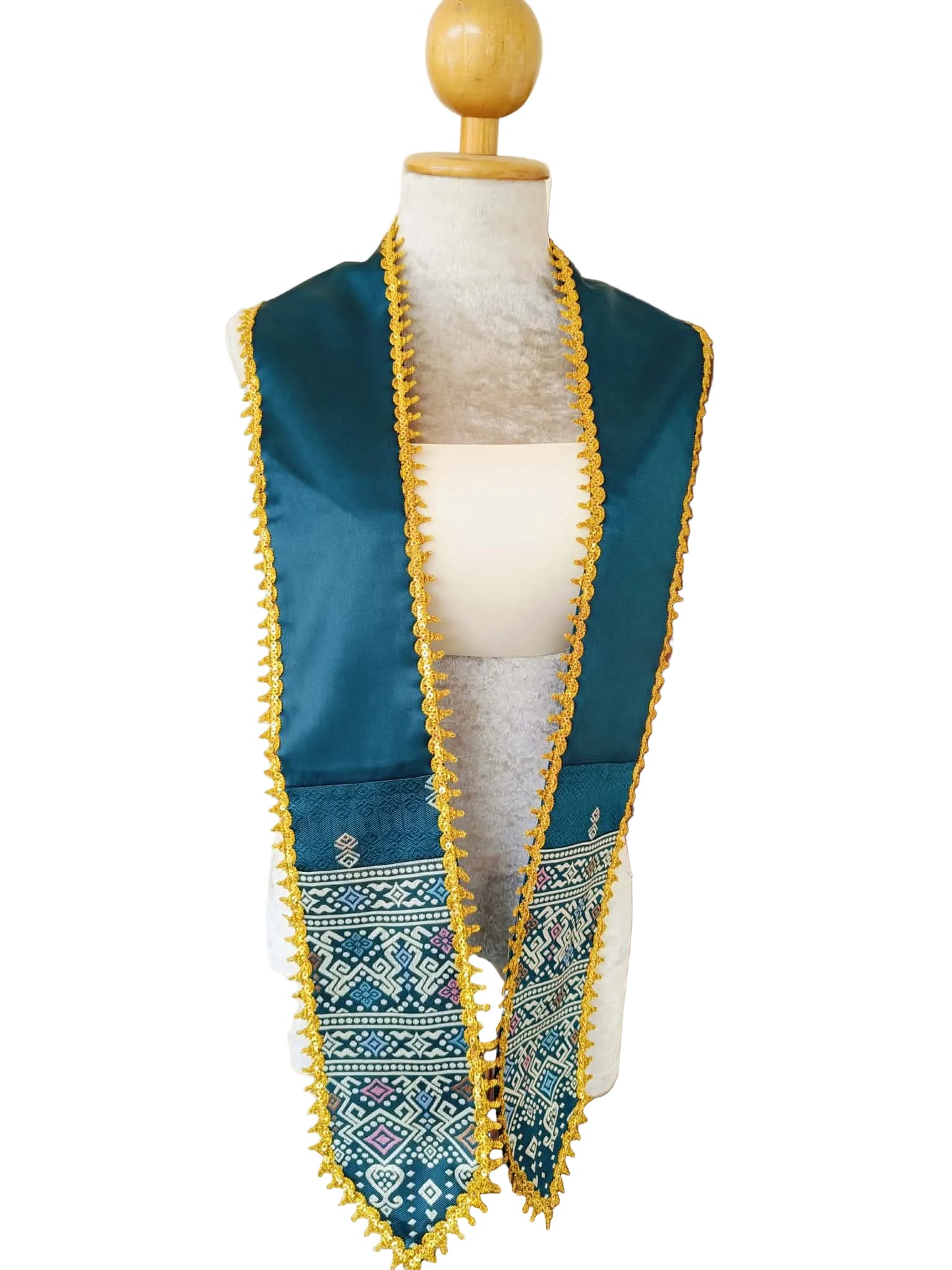 Blank Lao Heritage Graduation Stole