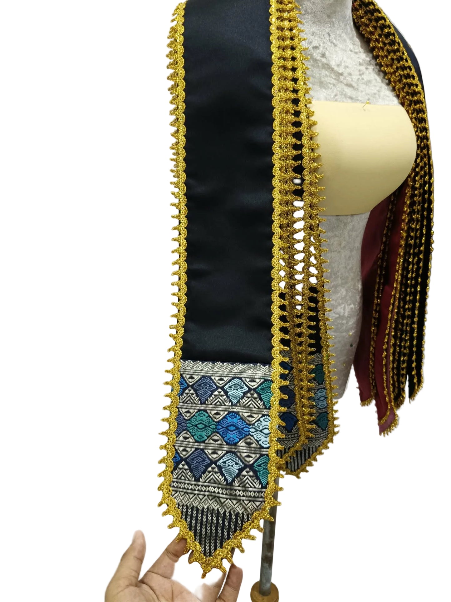 Blank Lao Heritage Graduation Stole