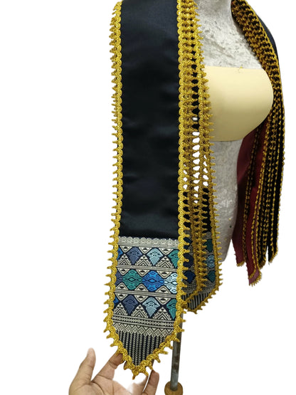 Blank Lao Heritage Graduation Stole