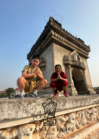 Boys Traditional Lao Style Set