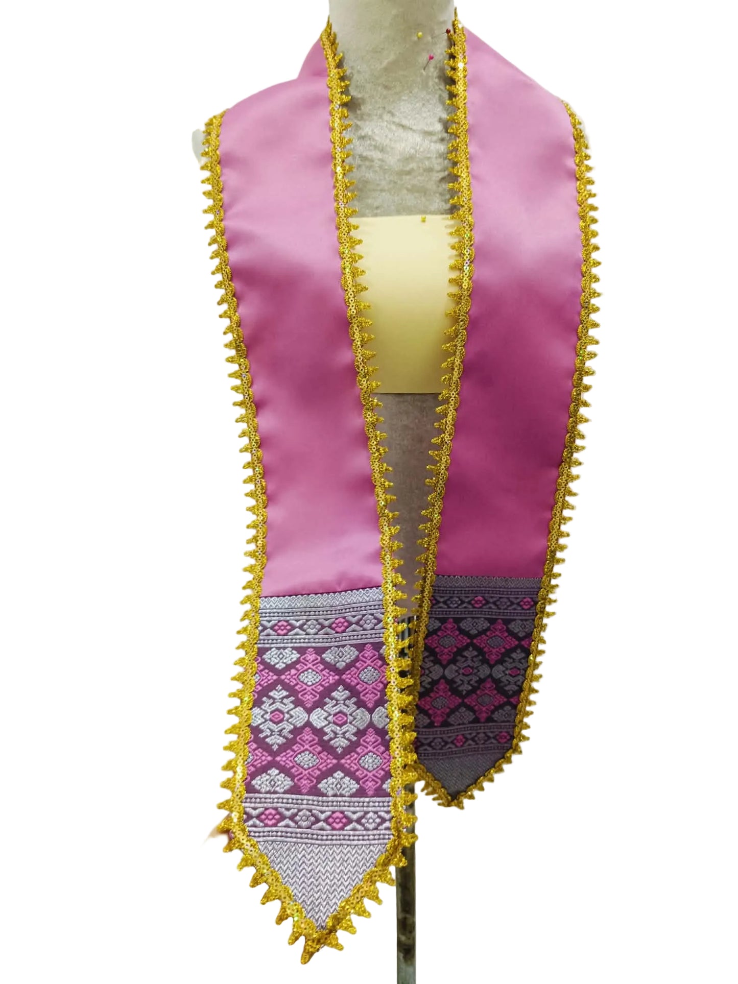 Blank Lao Heritage Graduation Stole