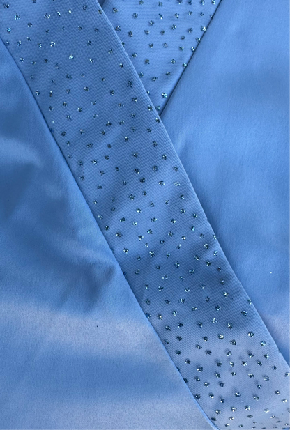 Traditional Lao Blouse (Light Blue)