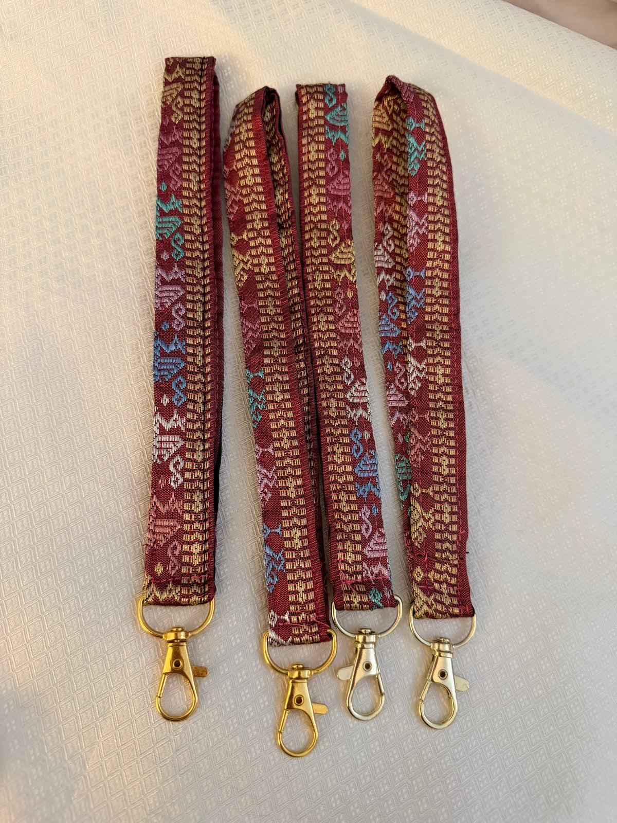 Lao Silk Blend Wristlet Lanyards - NoyMadeIt special collaboration