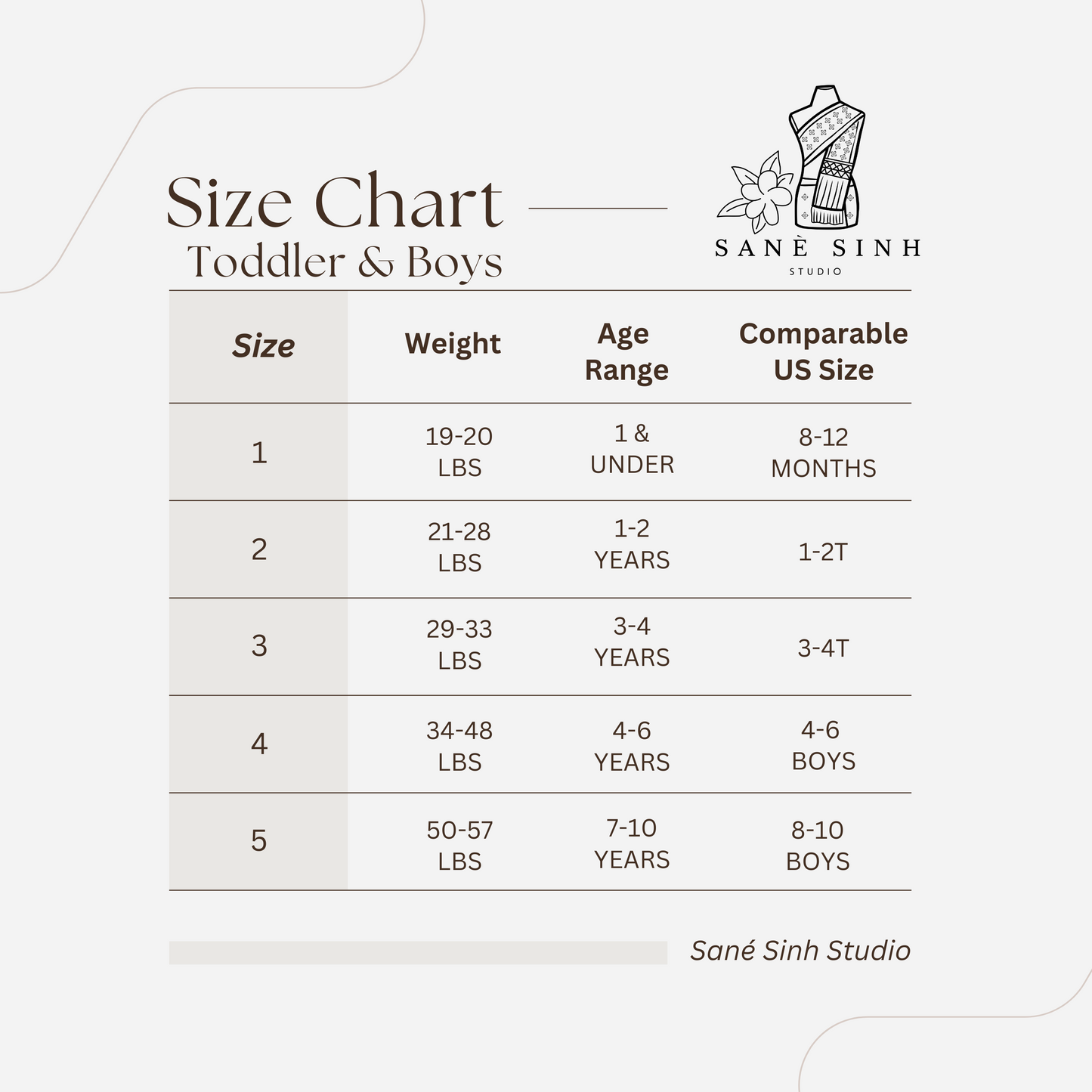 Boys Traditional Lao Style Set