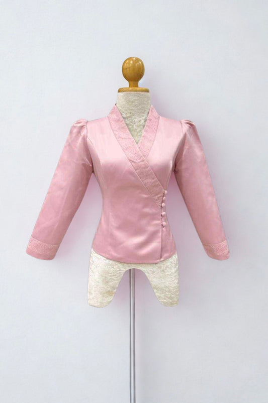 Traditional Lao Blouse (Pink)