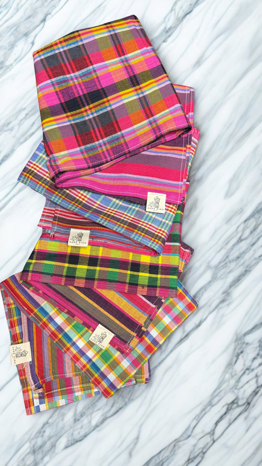Multi-Colored Plaid Pha Biang