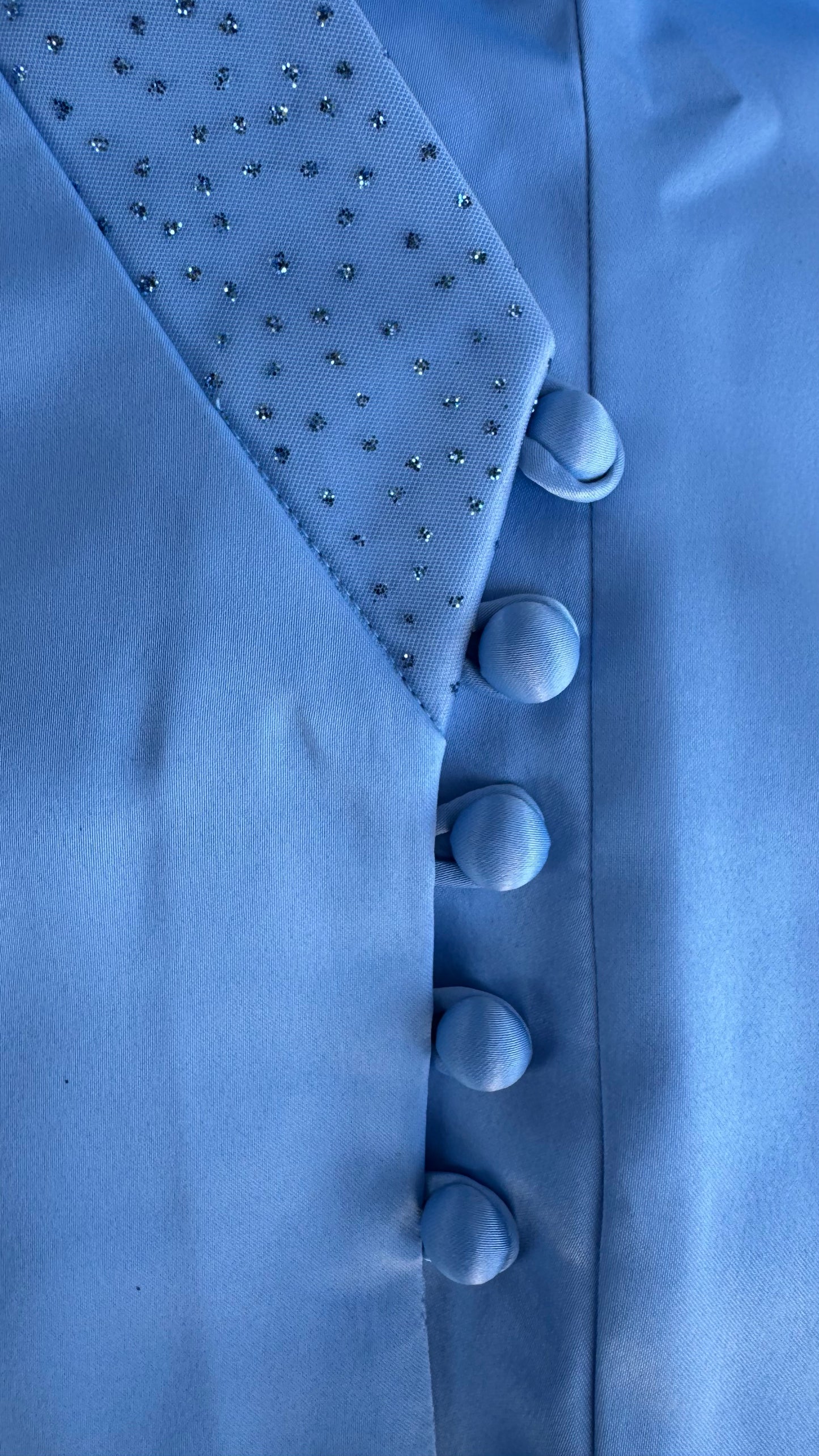 Traditional Lao Blouse (Light Blue)