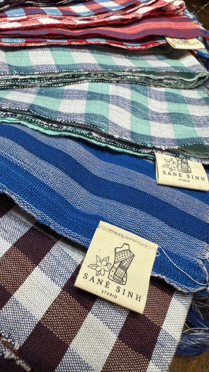 Traditional Checkered Cotton Pha Biang