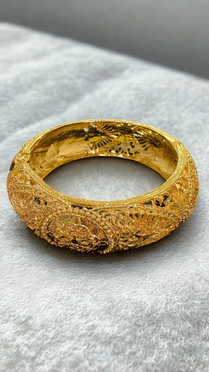 Lao Style Bangle - Gold Design (1pc)