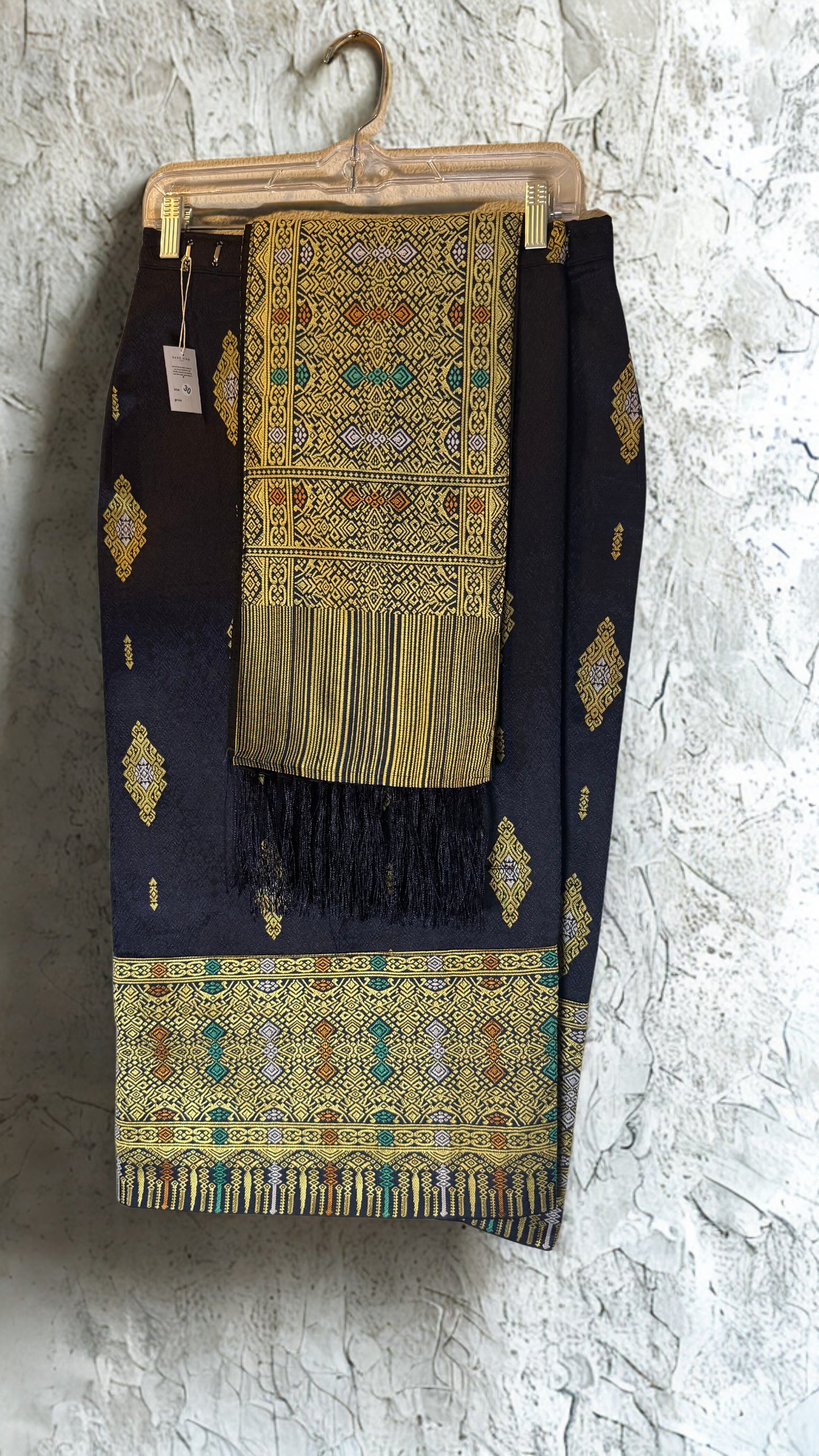 S - 30” Navy Sinh + Pha Biang Set