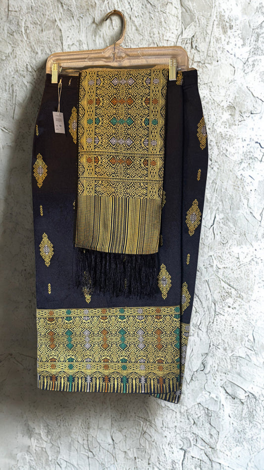 S - 30” Navy Sinh + Pha Biang Set